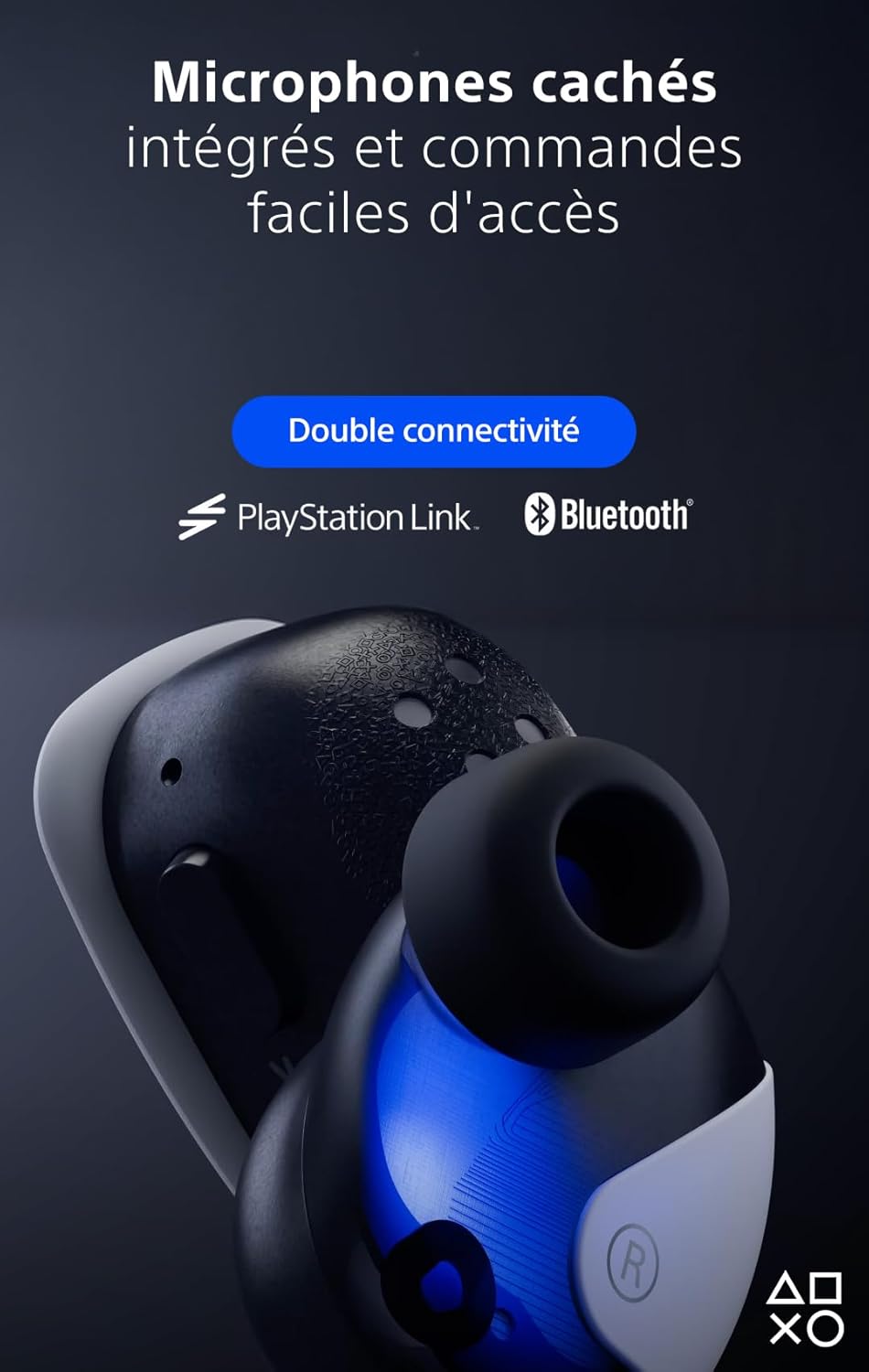 Sony, Écouteurs Sans Fil PULSE Explore pour PlayStation 5, PC et Mac, Réduction de bruit, 10h d’Autonomie, Couleur : Blanche