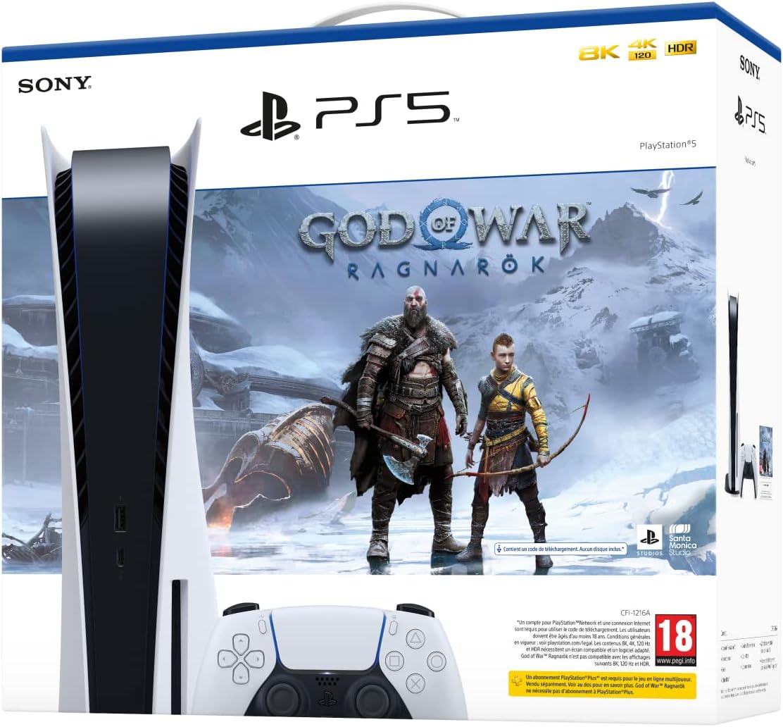 PlayStation, Pack console PlayStation 5 Standard – God of War Ragnarok