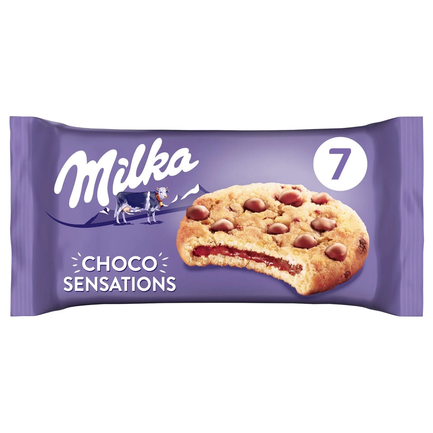 Milka - Cookies Au Chocolat Fondant Aux Pépites De Chocolat Choco Sensations 182 Gr