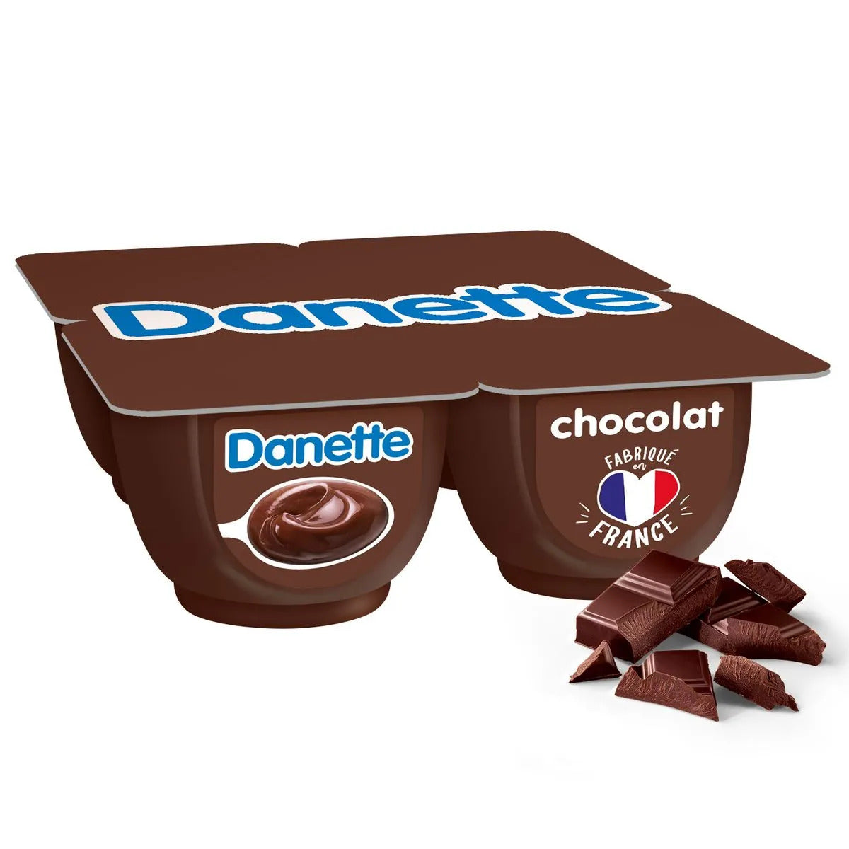 Danone - Danone Danette Chocolat 4x125 Gr