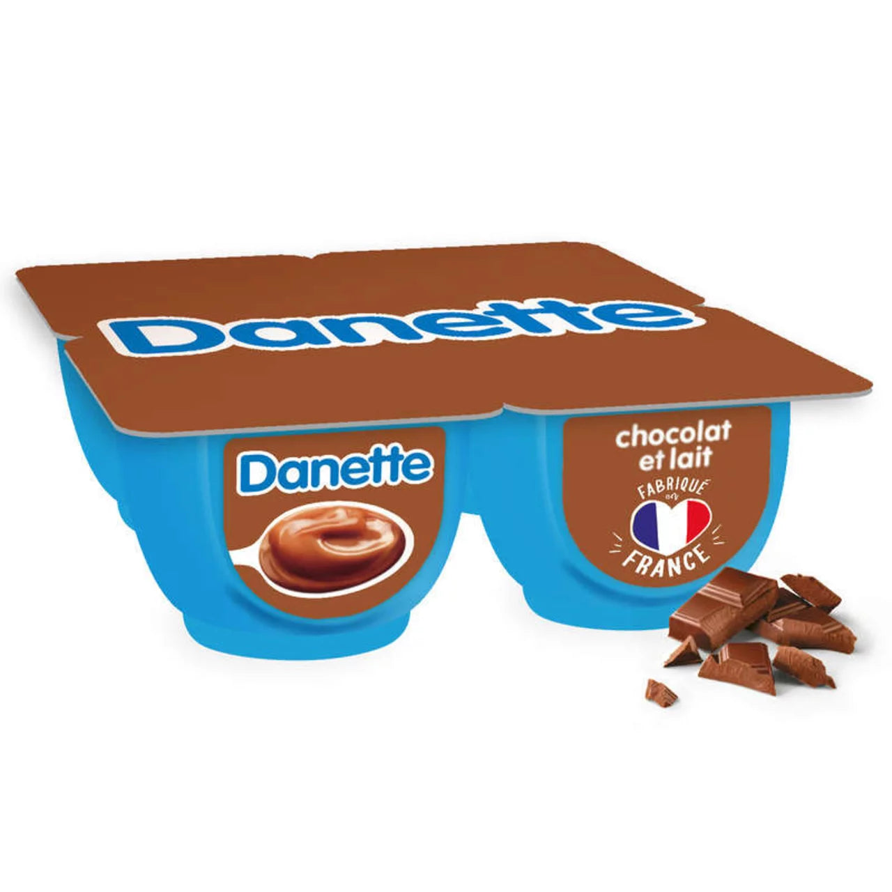 Danone - Danette chocolat et lait 4 x 125 Gr
