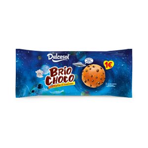 Dulcesol - Tendre Brioche aux Pépites de Chocolat - 120 Gr