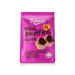 Dulcesol - mini muffins marbrés - 128 Gr