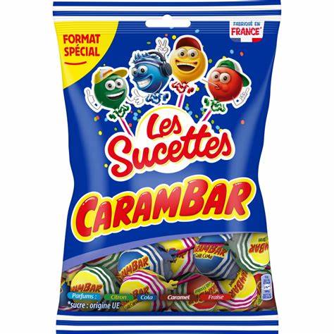 Carambar - sucette - 180 Gr