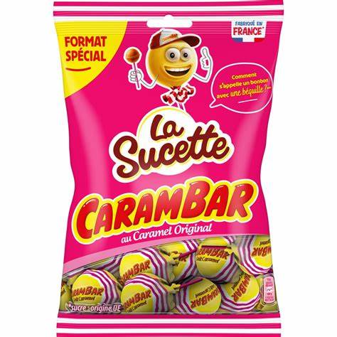 Carambar - Les sucettes caramel - 180 Gr