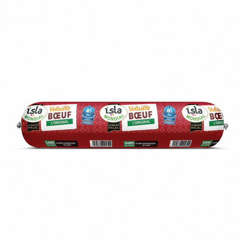 Isla Mondial - Saucisson Volaille & Bœuf – 430 Gr