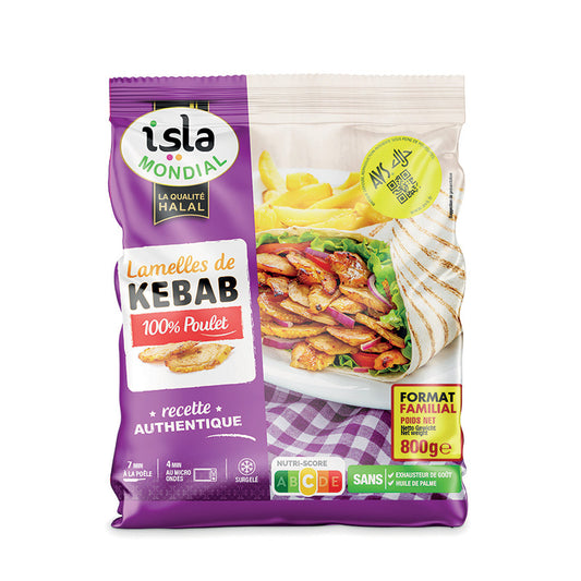 Isla Mondial - Lamelles de Kebab Poulet - 800 Gr