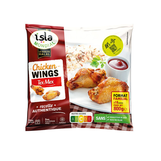 Isla Mondial -   Wings tex mex - 800 Gr