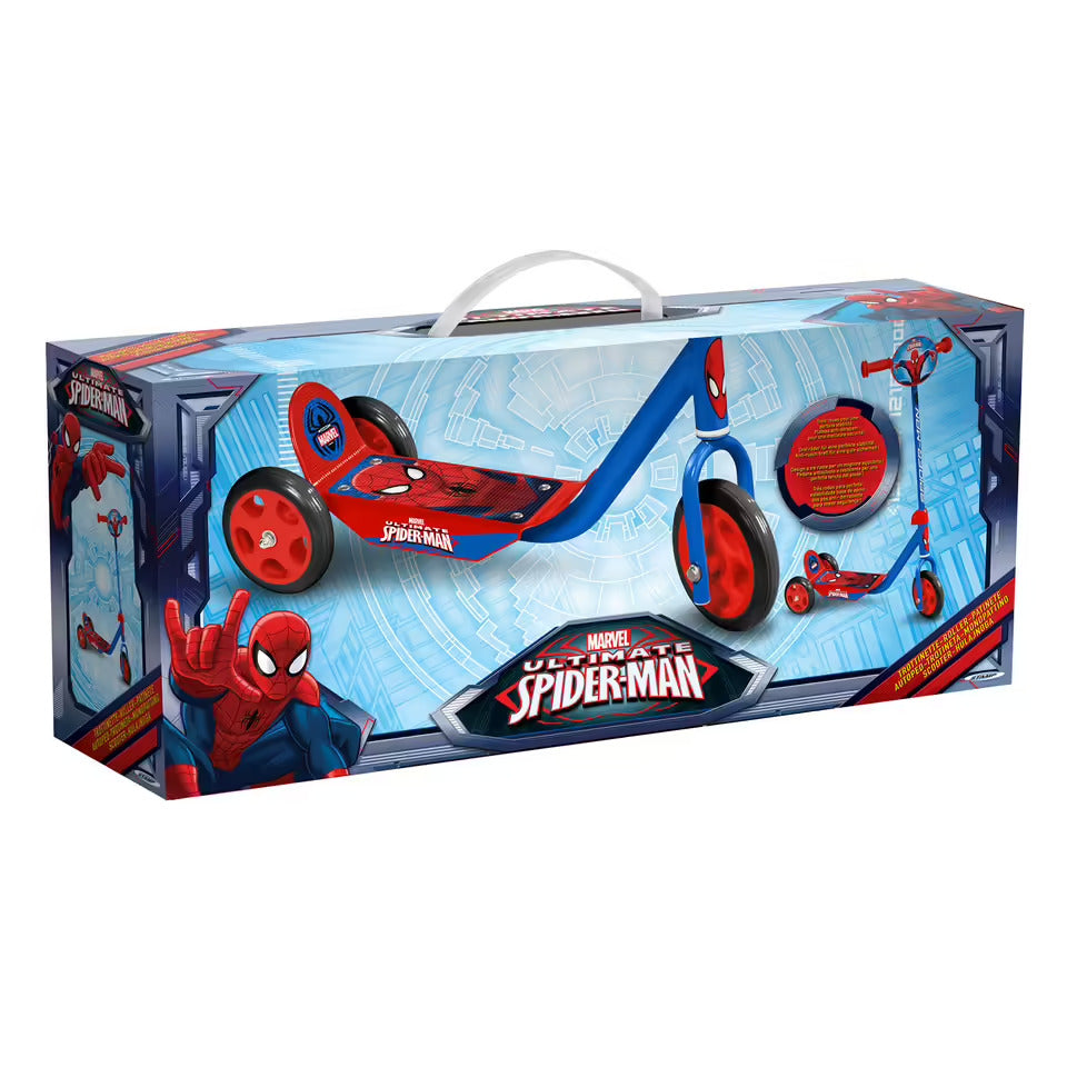Trottinette SPIDERMAN 3 Roues Enfant - Design Spider-Man pour Petits Aventuriers